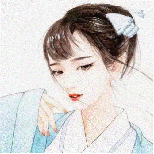 留言读者头像，抱着耳机的女生